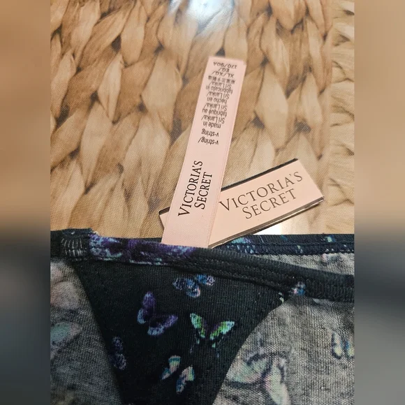 Victoria's Secret Blue Butterfly Print Panties - Picture 4 of 6